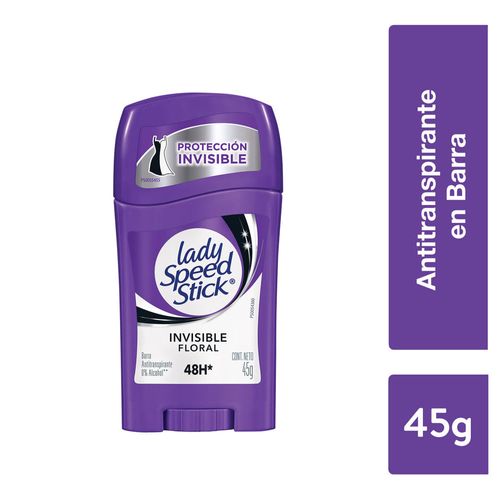 Desodorante Invisible Floral LADY SPEED STICK 45 g