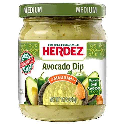 Avocado Dip Medium HERDEZ 425 g