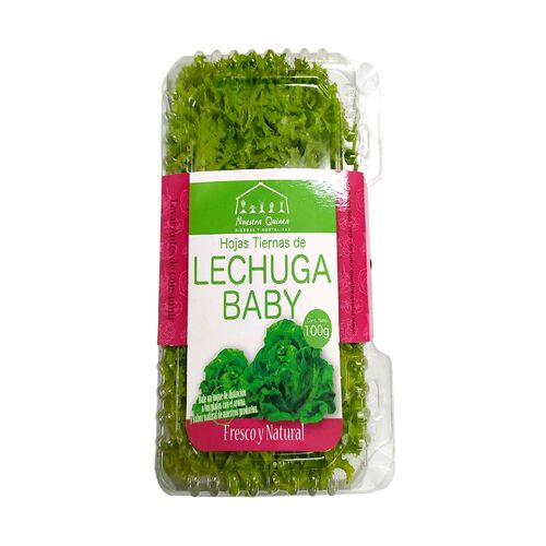 Hojas de lechuga baby 100 g