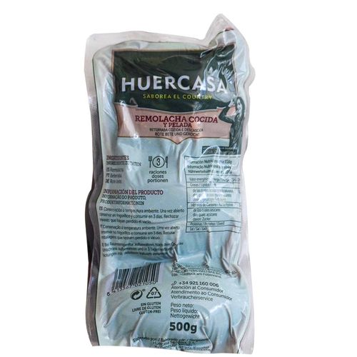Remolacha cocida y pelada al vacío 500 g