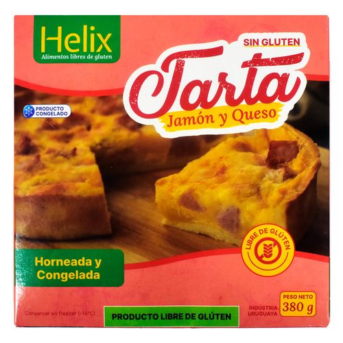 Tarta jamón y queso Helix (sin glúten)