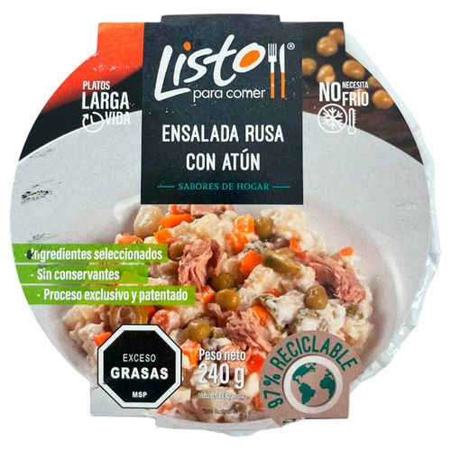 Ensalada rusa con atún listo para comer 240 g