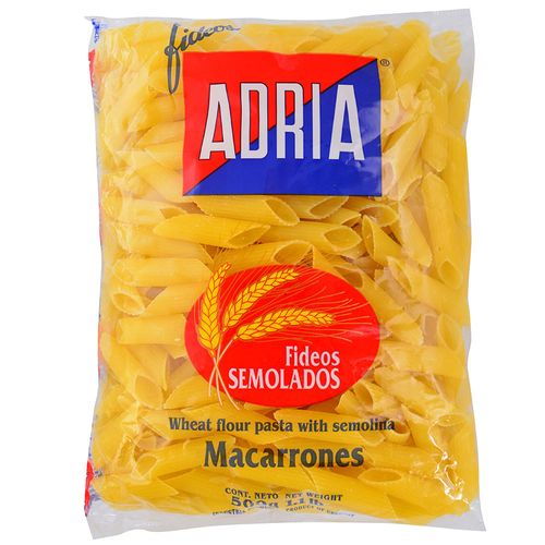 Fideos semolados ADRIA Macarrones 500 g