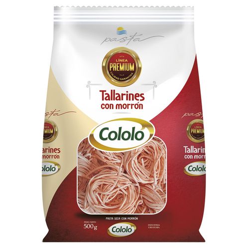Tallarines con Morrón Premium COLOLÓ 500 g