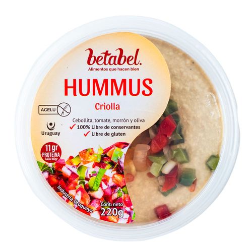 Hummus criolla pote 210g