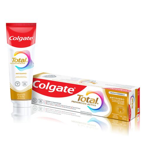 Pasta Dental COLGATE Total Antisarro con Flúor 100 ml