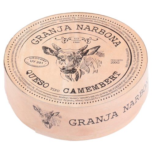 Queso camembert granja NARBONA 200 g
