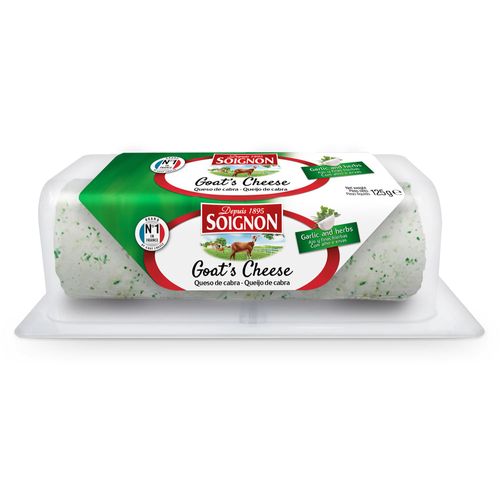 Queso de cabra ajo y hierbas SOIGNON 125 g