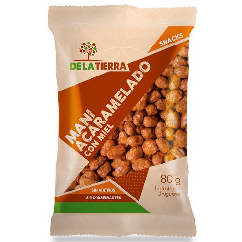 Maní con Miel DE LA TIERRA 80 g