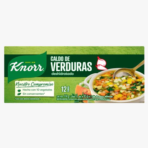 Caldo verduras KNORR 12 un.