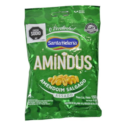 Maní Salado Amindus SANTA HELENA 150 g