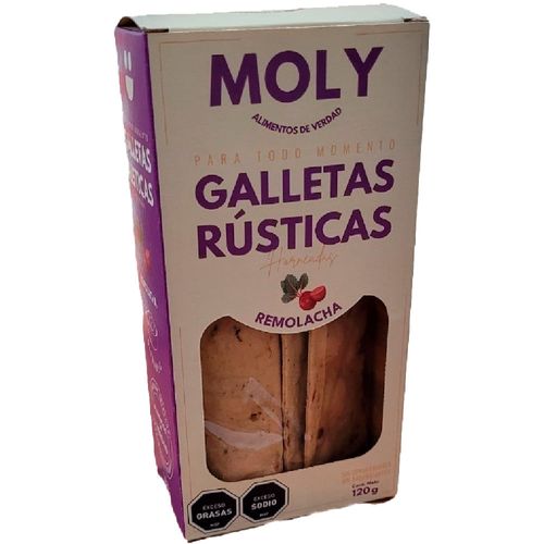 Galletas Rústicas Remolacha Moly 120 g