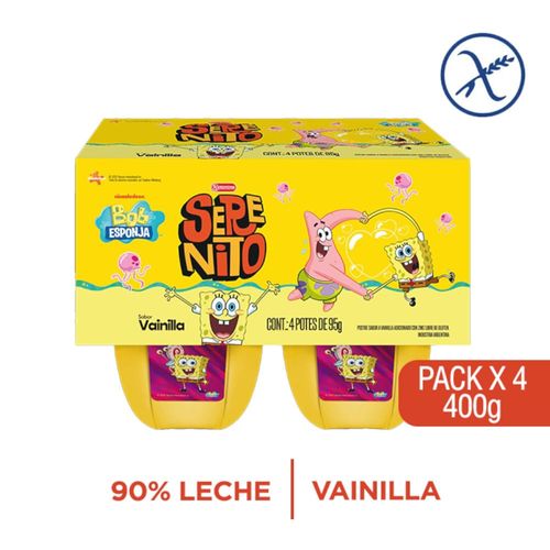 Pack Postre SERENITO Vainilla 380 g