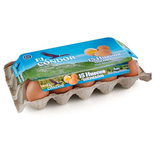 Huevo rojo El Condor 15 un.
